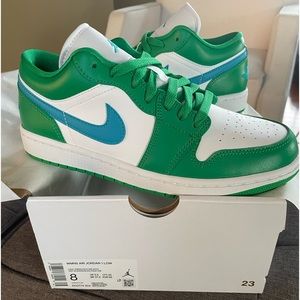 Women’s Air Jordan 1 Low - 8W - Lucky Green/Aquatone